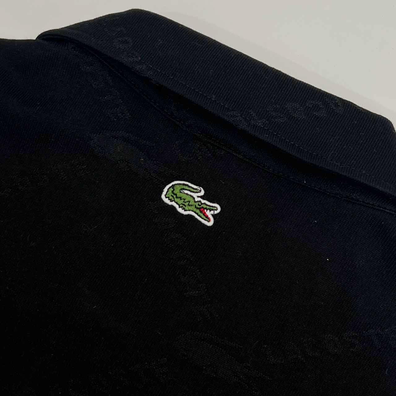 LACOSTE L!VE ラコステ 半袖 ポロシャツ 34/ブラック レディース