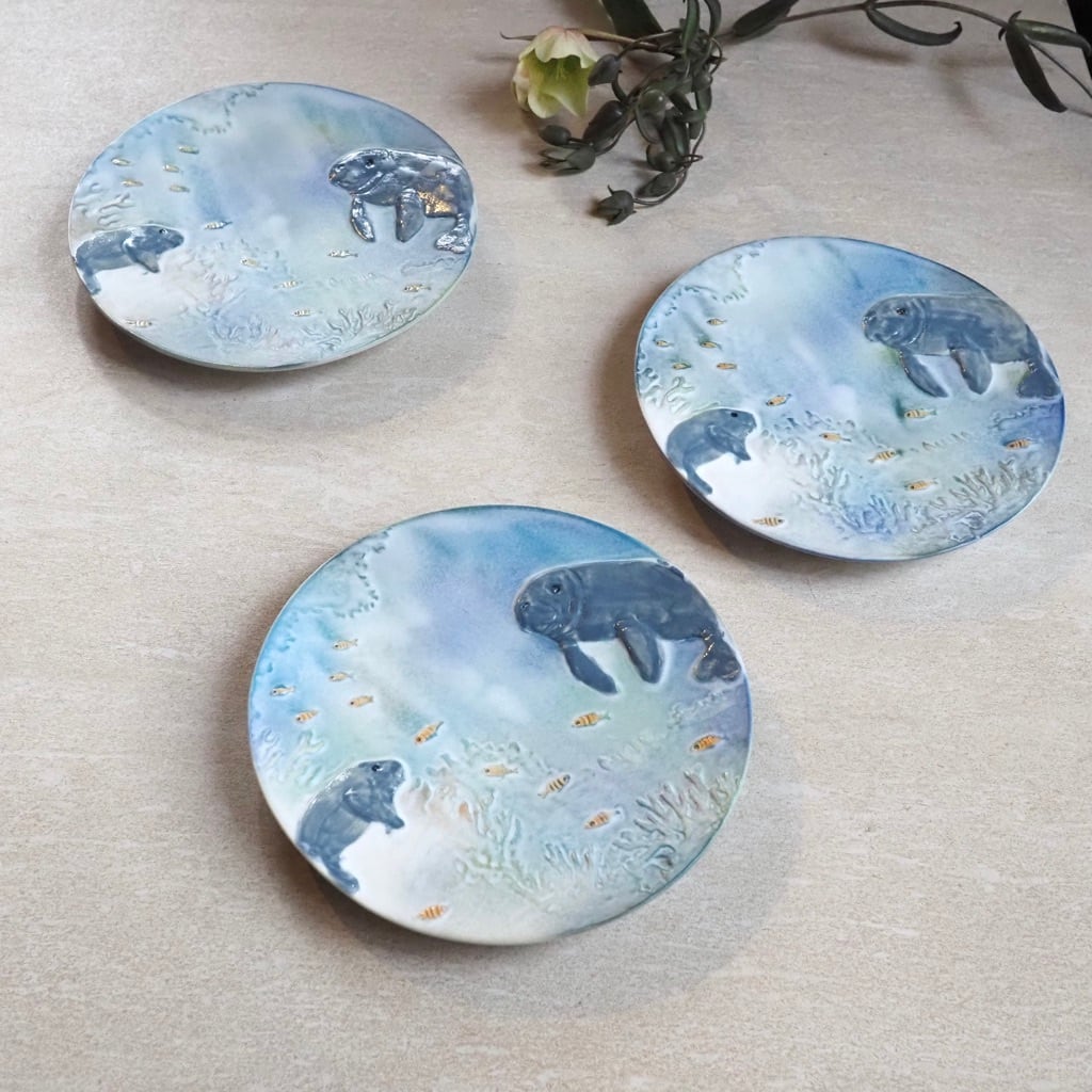 うつわやみたす/マナティ皿