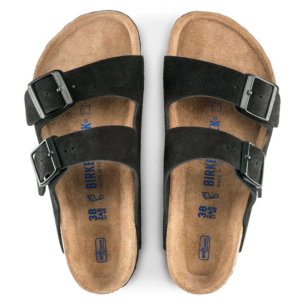 ［BIRKENSTOCK］Arizona／アリゾナ （36-38） SFB VL｜Black