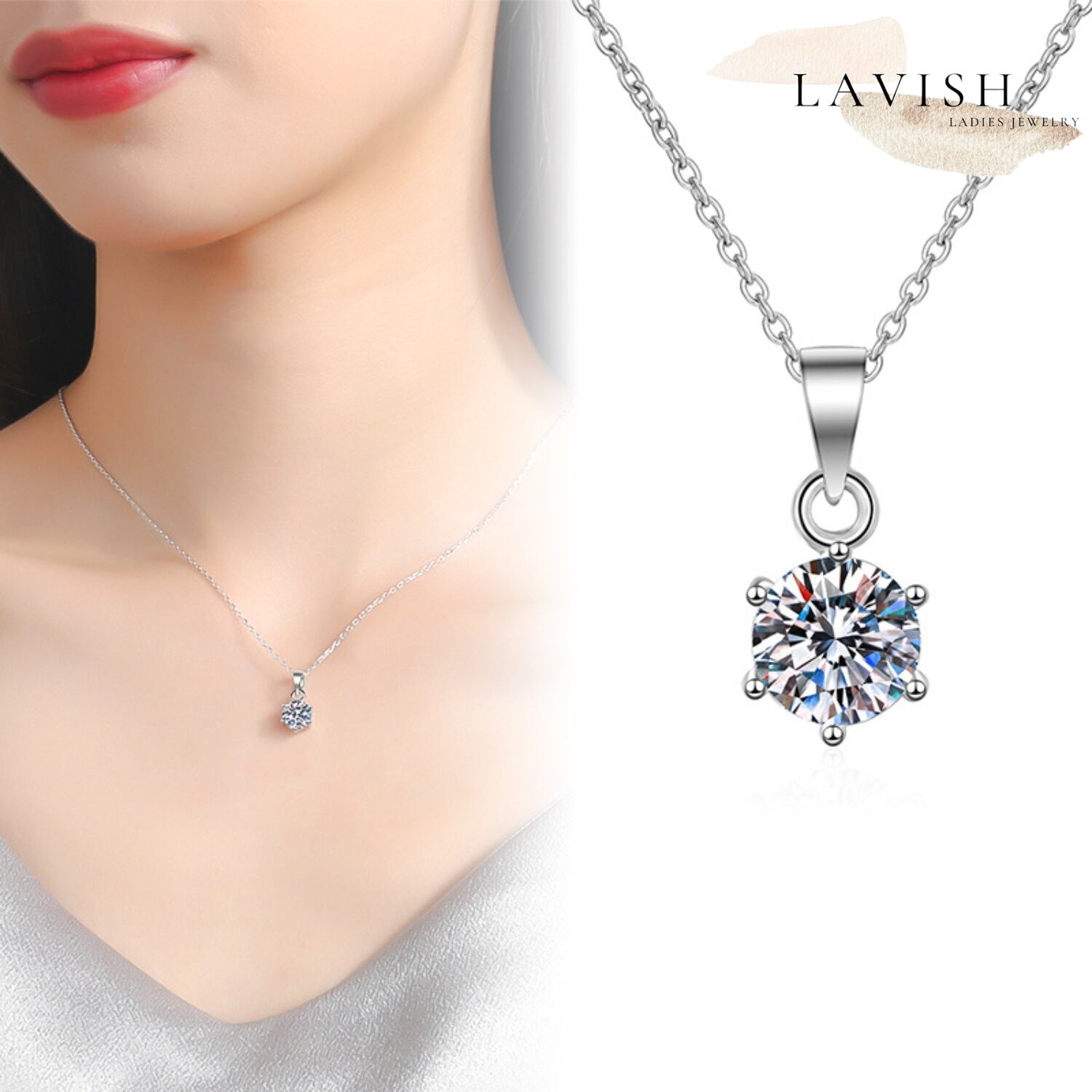 ワンカラットティアーズ ネックレス レディース Necklace