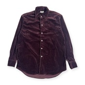 Paul Smith ポール・スミス ベロア 長袖シャツ L/パープル メンズ