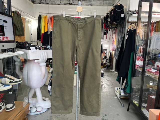 Supreme PIN UP CHINO PANT OLIVE 36 46618