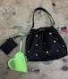 heart pouch studs 2way shoulde