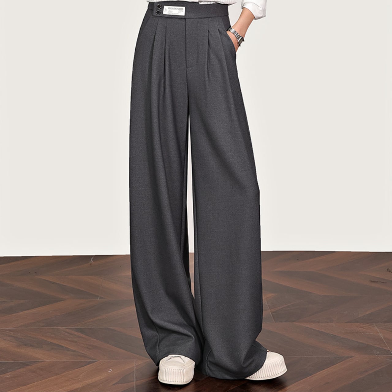 Waist logo design pants S1030