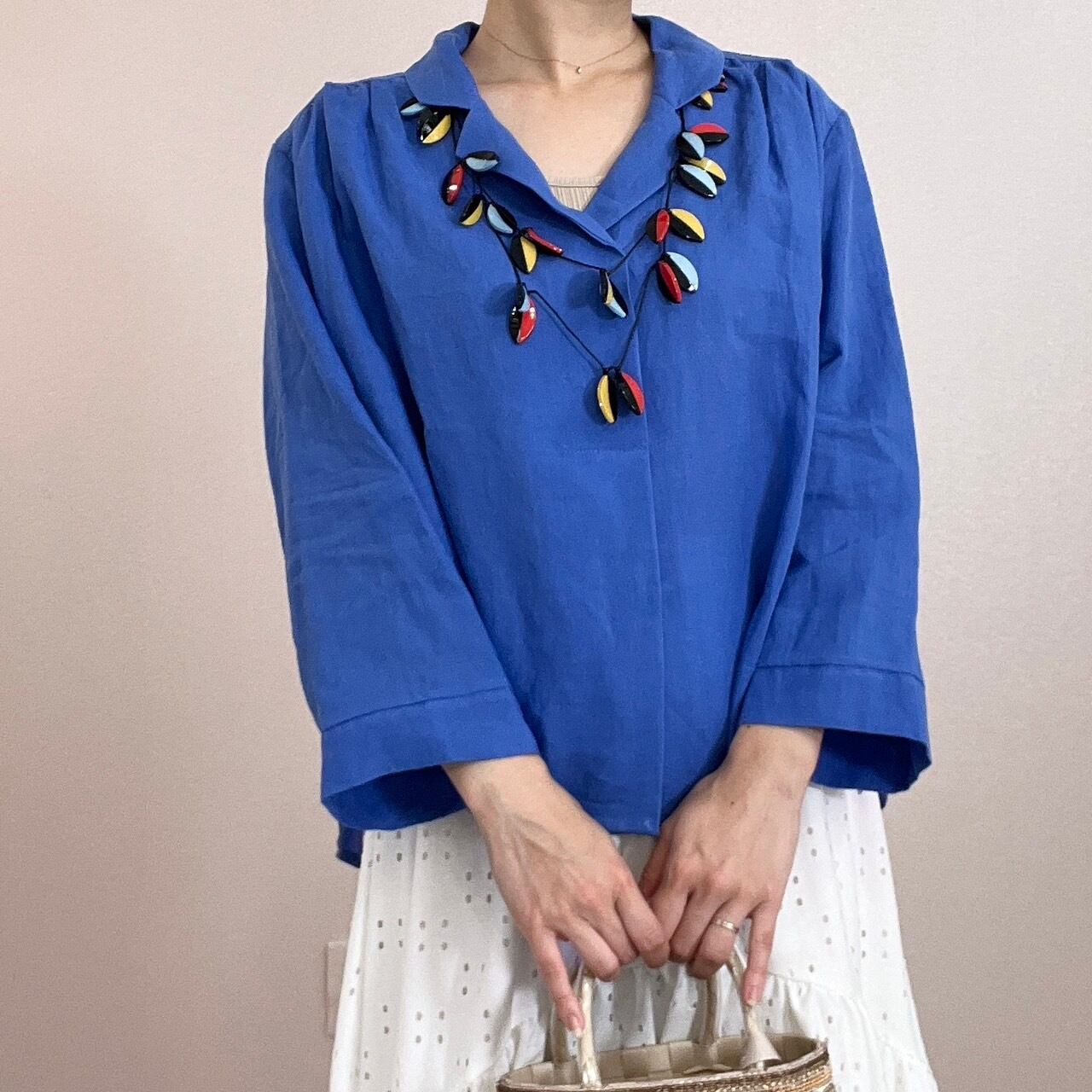 バイカラーリーフネックレス　2900円税込み