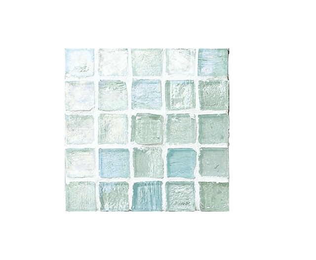 Staind Grass Mosaic【PEARL】/Cayman Blue