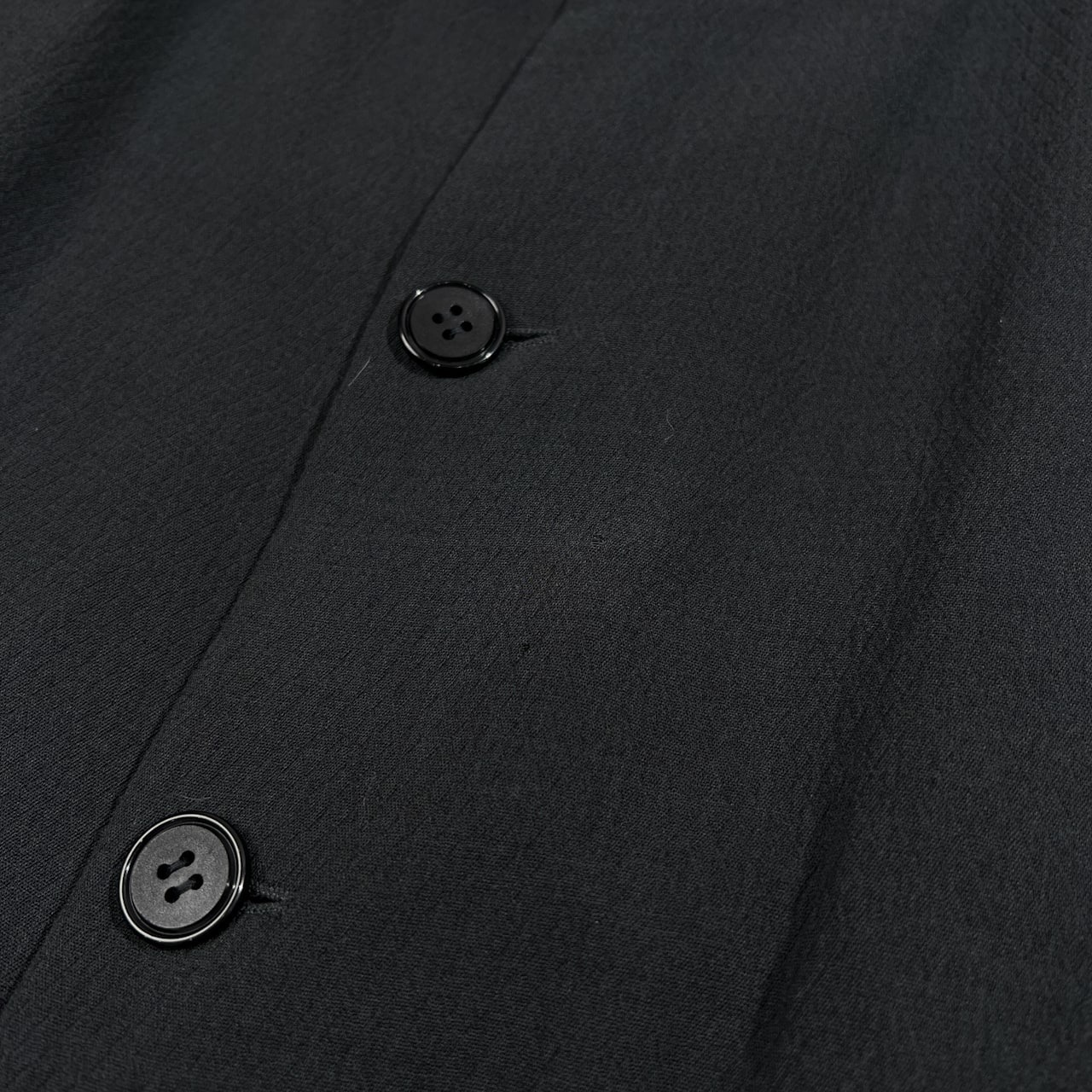 HUGO BOSS ヒューゴボス ノーカラー ジャケット サイズ 52 /イタリア製/D-TK407/ビンテージ/ブラック系