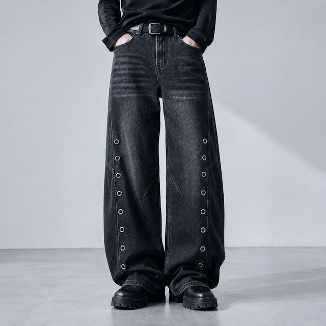 Ring Black Denim Pants 0001