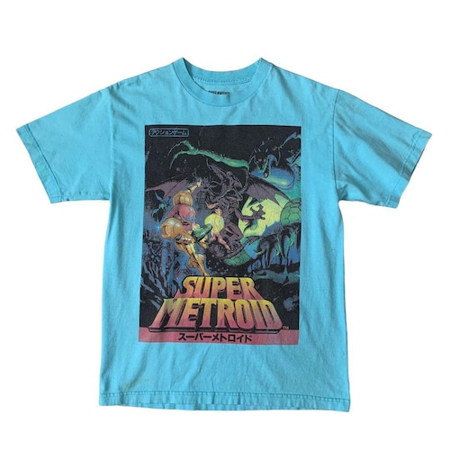 “00s Nintendo SUPER METROID” print tee