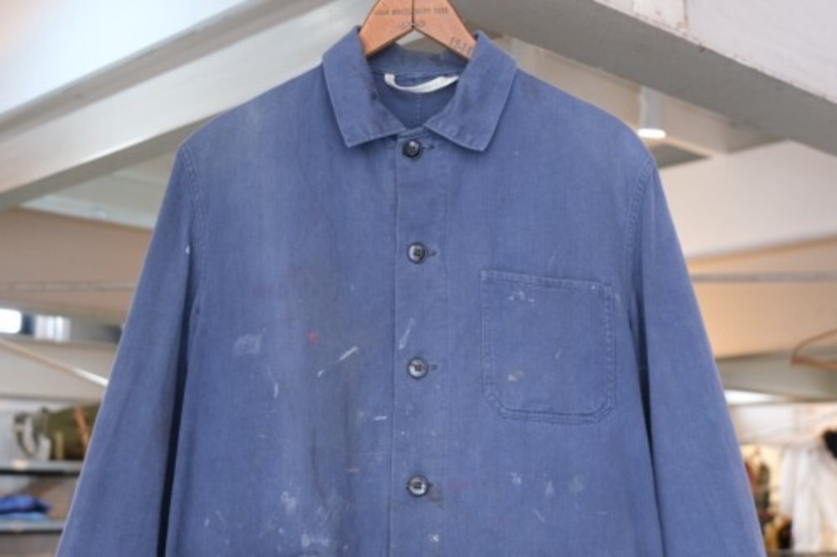 60's　European　twill　GARYO　paint　Jacket　splatter　work