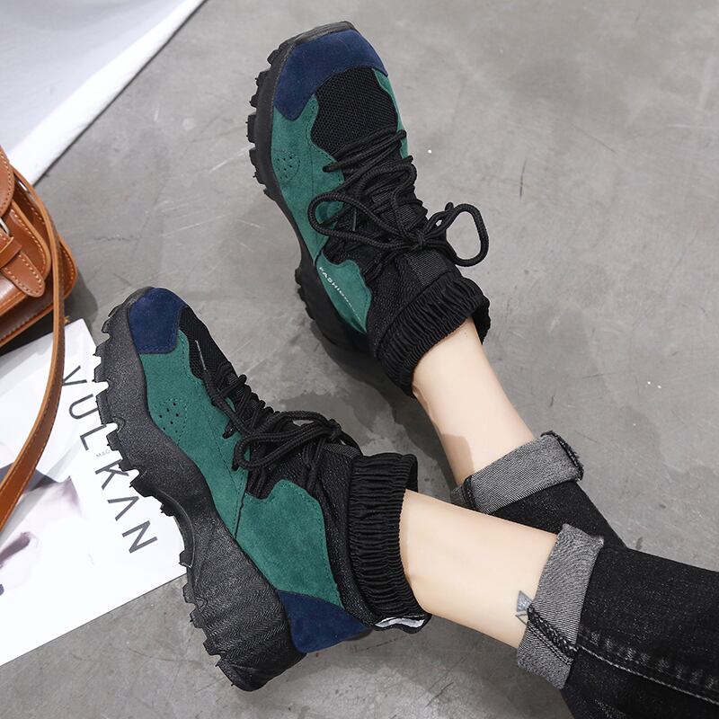 スポーティな厚底ソックスシューズ 2タイプ 韓国レディースファッション通販 Krex ケーレックス スポーティな厚底ソックスシューズ 2タイプ 韓国レディースファッション通販 Krex ケーレックス