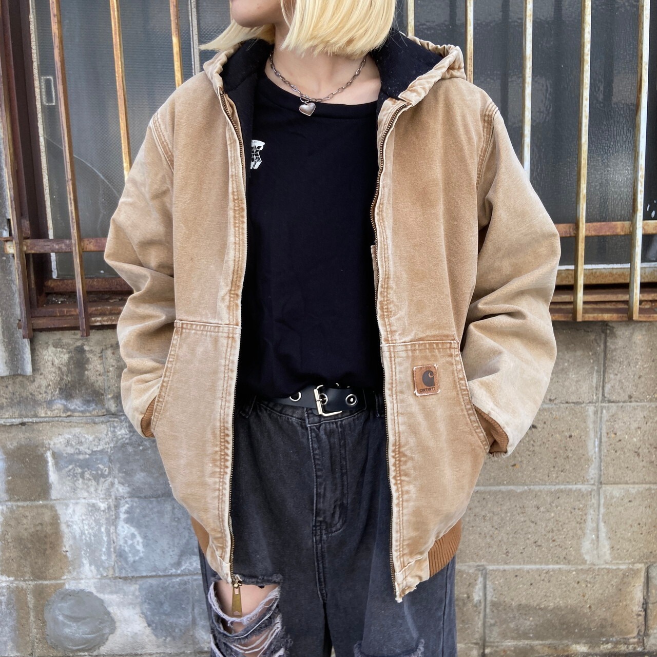 Carhartt カーハート アクティブジャケット ダック地 フルジップ 