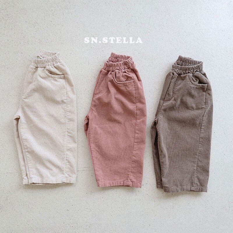 【sn.stella】corduroy long pants