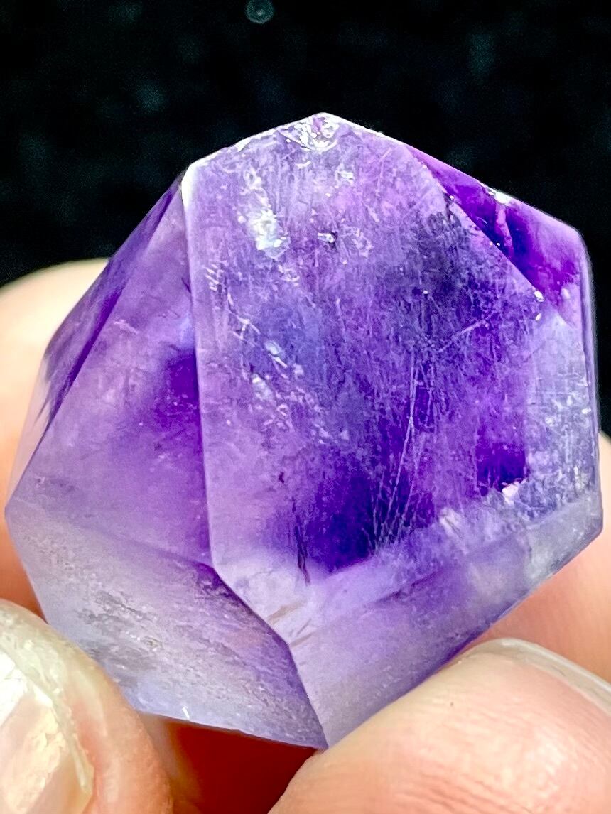 6) 癒し・変容・直感力「シリウス・アメジスト」研磨