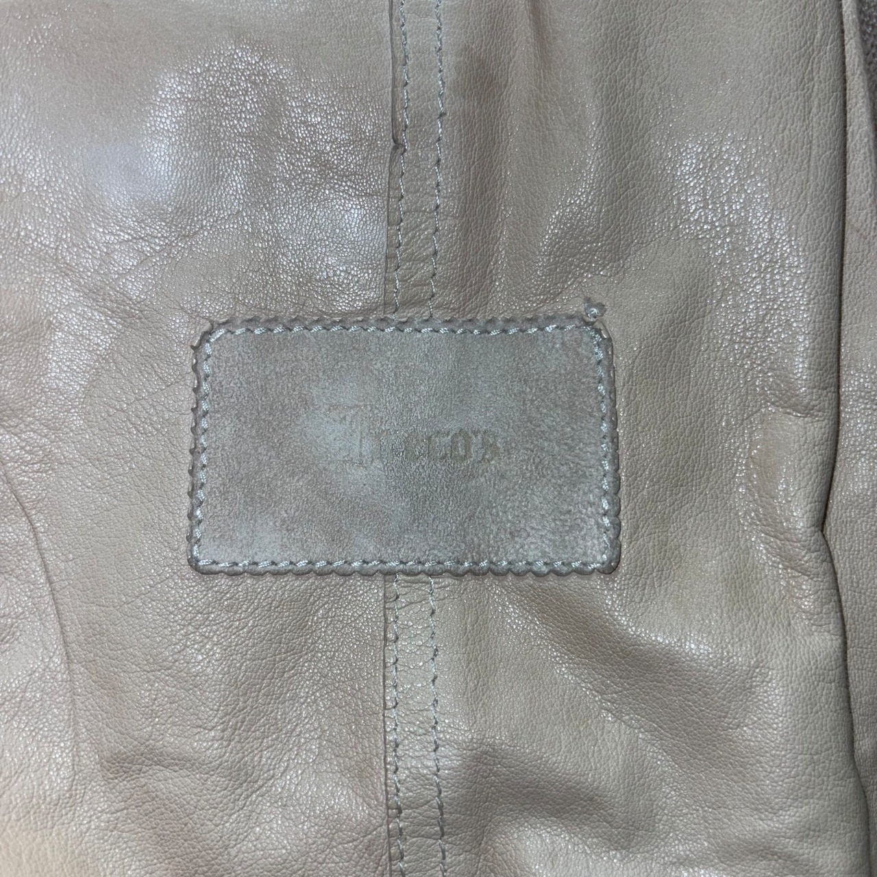 euro vintage suede × linen jacket