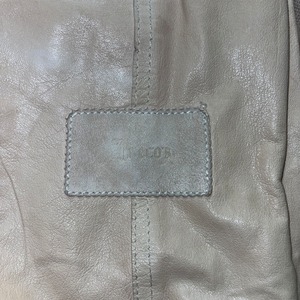 euro vintage suede × linen jacket