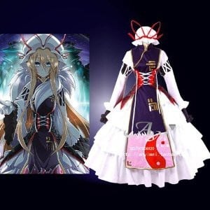 K513 東方project 東方永夜抄 八雲紫風 コスプレ衣装 cosplay