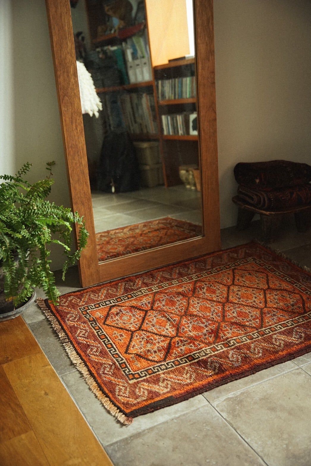 677-Vintage Baluch rug