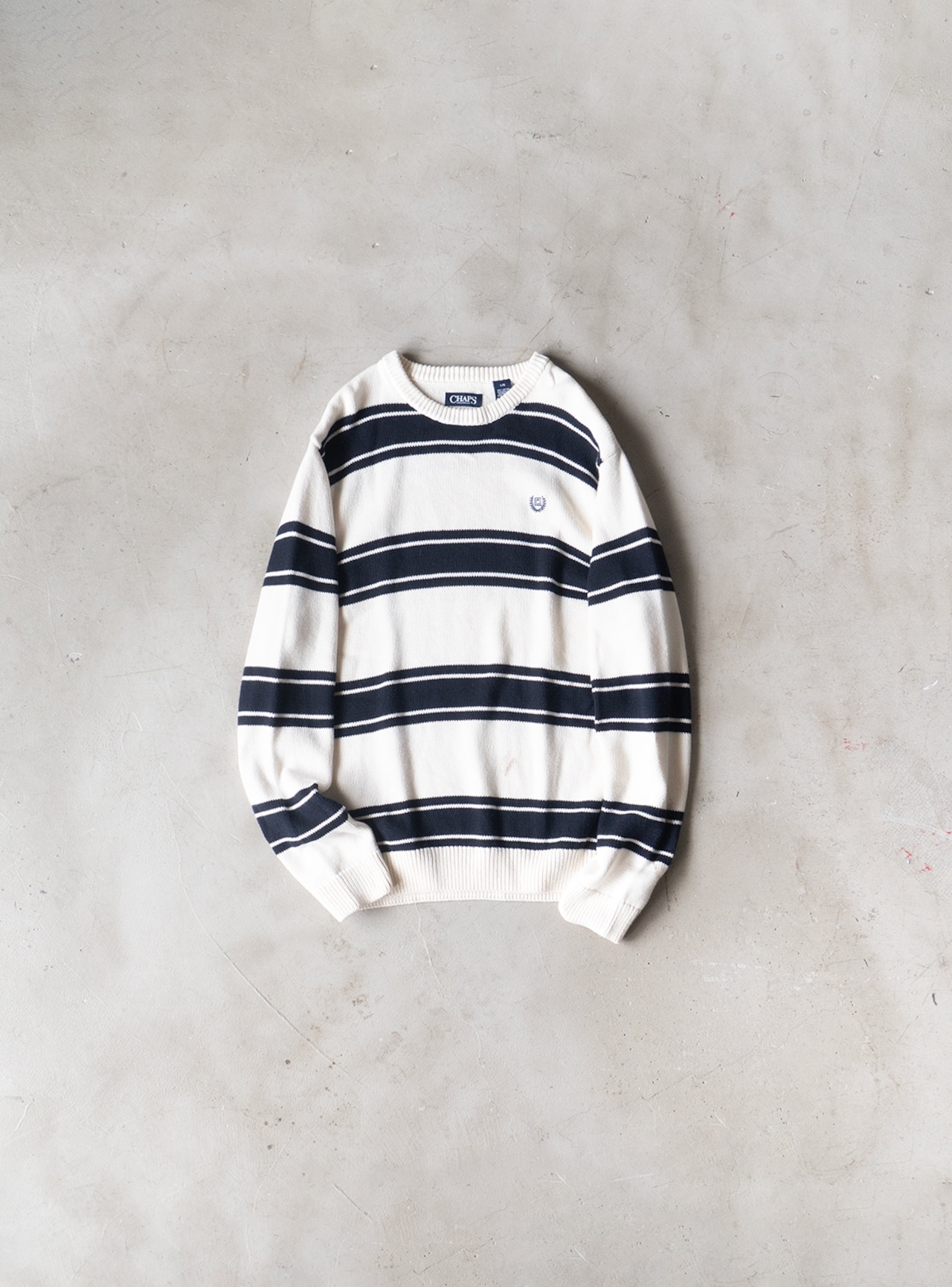 "CHAPS" used Cotton wide border knit