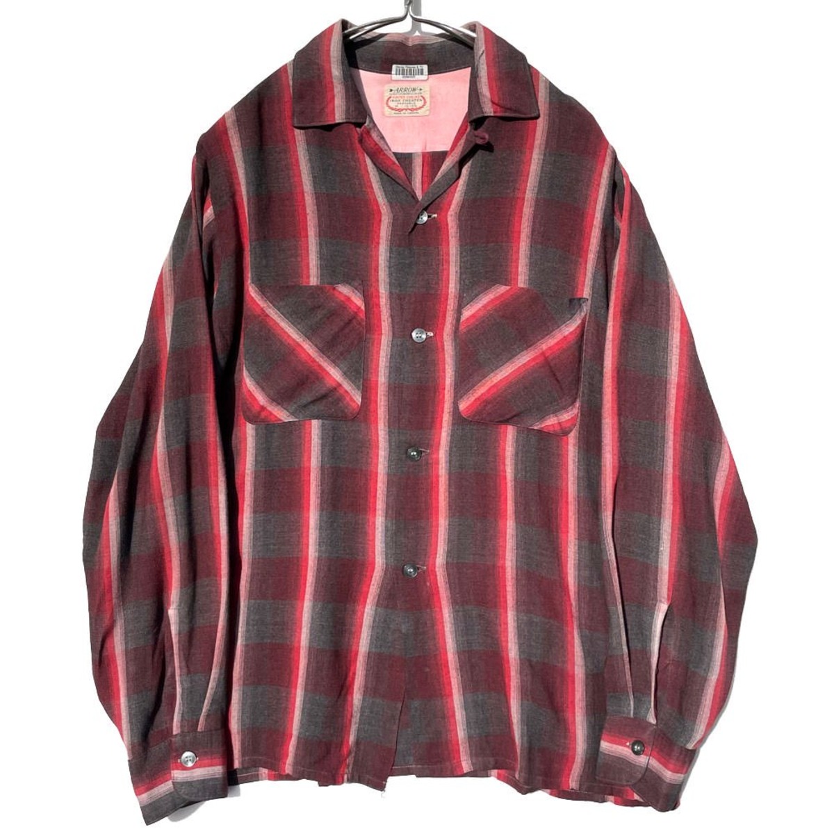 [ARROW] Vintage Rayon Shirt Open Color Rayon Shirt [1960s-] Vintage ...