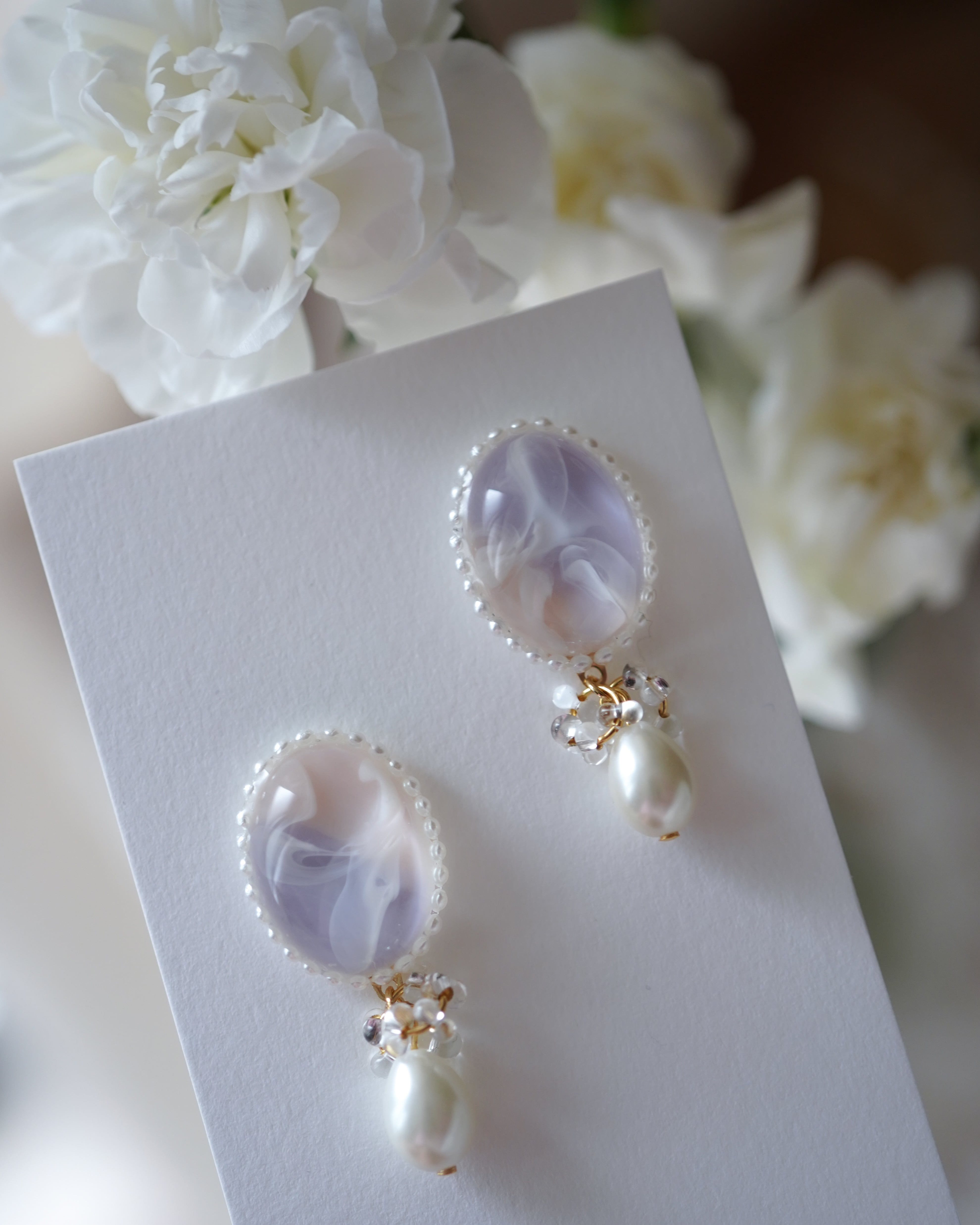 『 まどろみ 』耳飾り