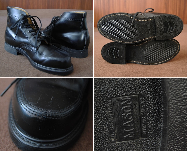 90s WORK BOOTS MASON 7.5E