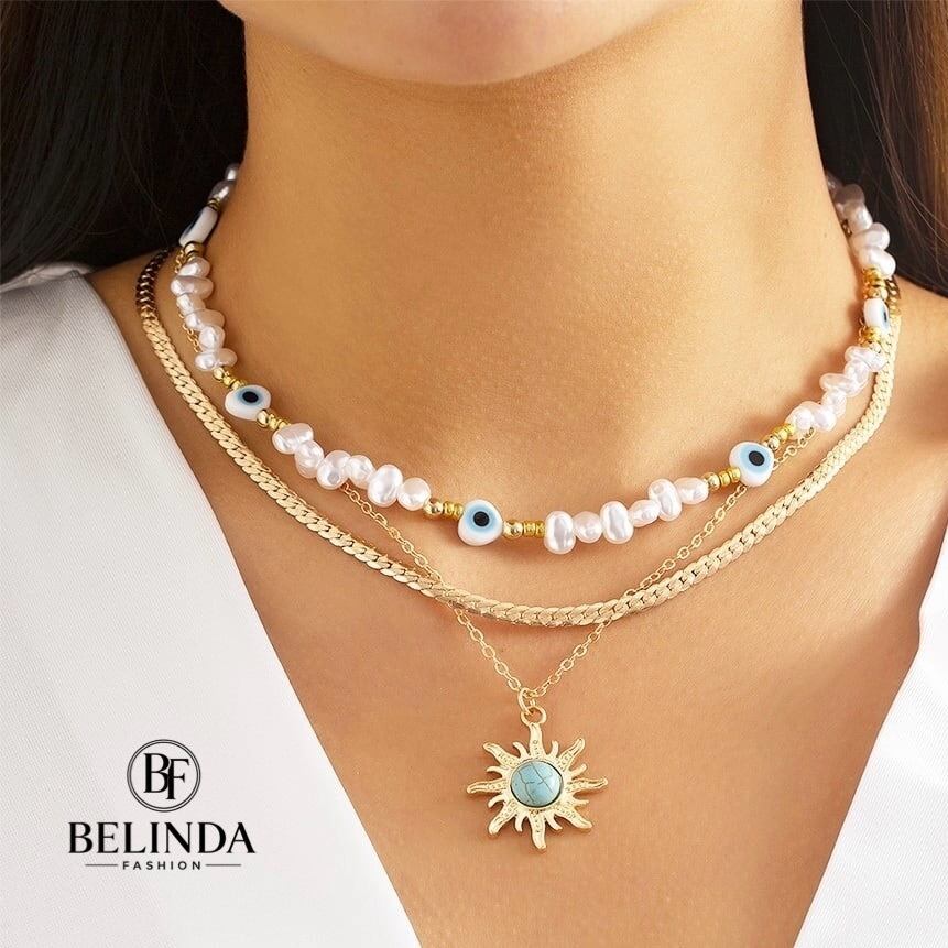 3点セット太陽ネックレス | BELINDA FASHION