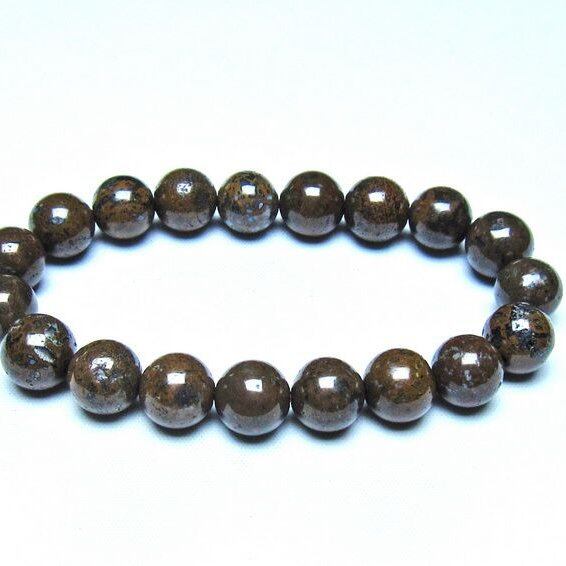 コンドライト ブレスレット サハラNWA869 隕石 11mm 一点物 199-853