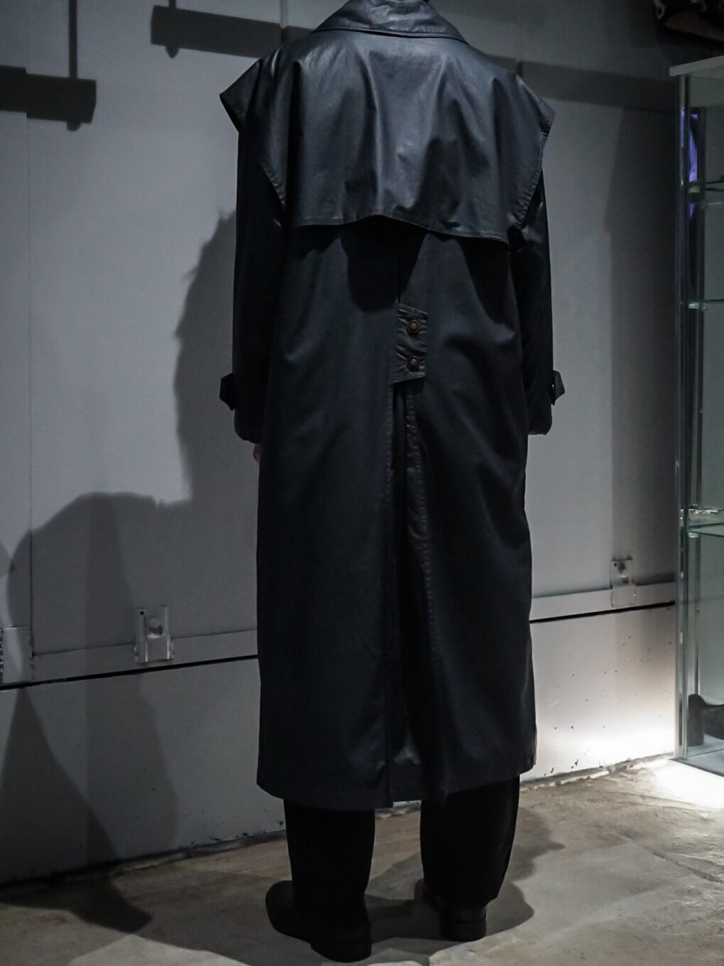 add (C) vintage】Rubber Coating Vintage Long Coat | Caka(カカ 
