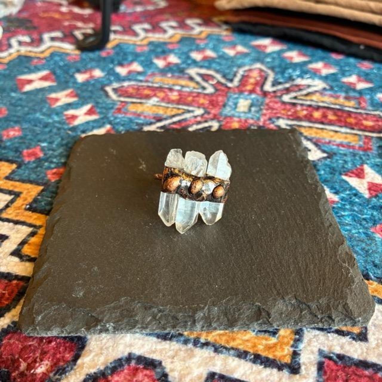 TOPANGA Jewelry 　ジェムストーンリング　クリスタル　全2種　14号　15号　指輪　アクセサリー　ジュエリー　プレゼント　レディース　ギフト