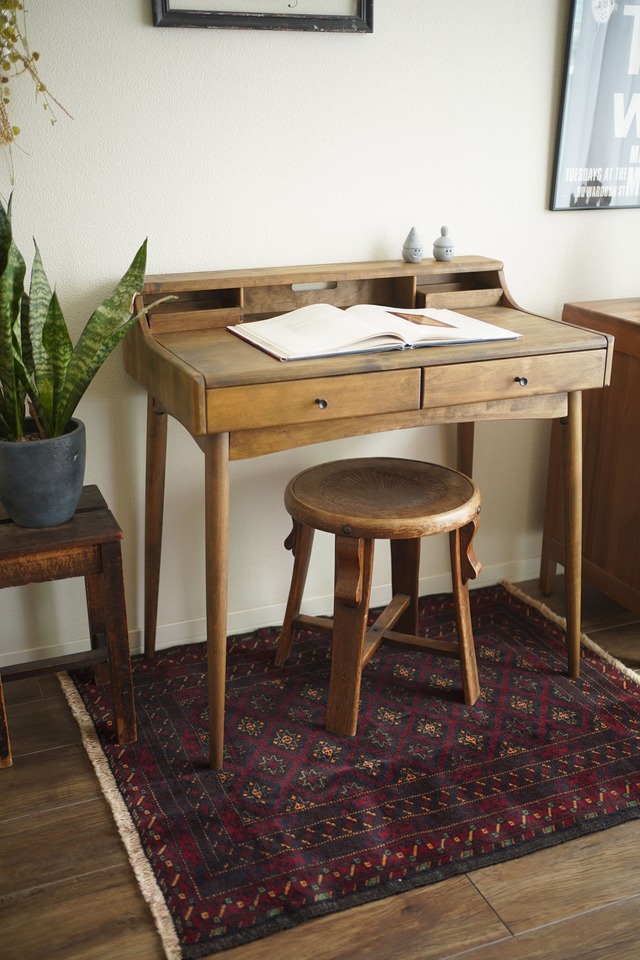 【598】Vintage Afghan Maliki family Baluch rug 1990's