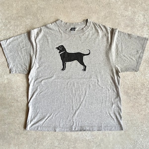The Black Dog Tee L Made in USA H290