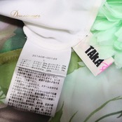 社交ダンス 衣装 タカダンス TAKADANCE ワンピース ドレス 緑 花柄 花 パーティ 発表会 ミント かわいい グリーン系 フラワーデザイン 軽やか フェミニン おしゃれ ダンスドレス 華やか パーティーシーン シンプルエレガント