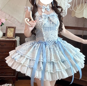 ゆめかわ♡全5カラー 花柄JSKコンプリートセット wanpi223 ゆめかわ♡全5カラー 花柄JSKコンプリートセット wanpi223