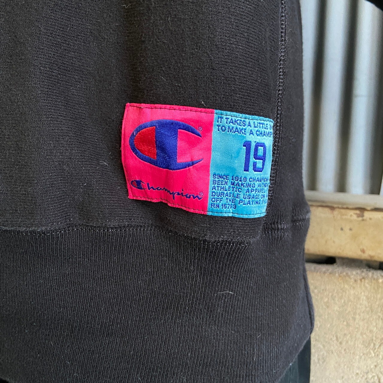 Champion チャンピオン フロントロゴ ワッペン リバースウィーブ 
