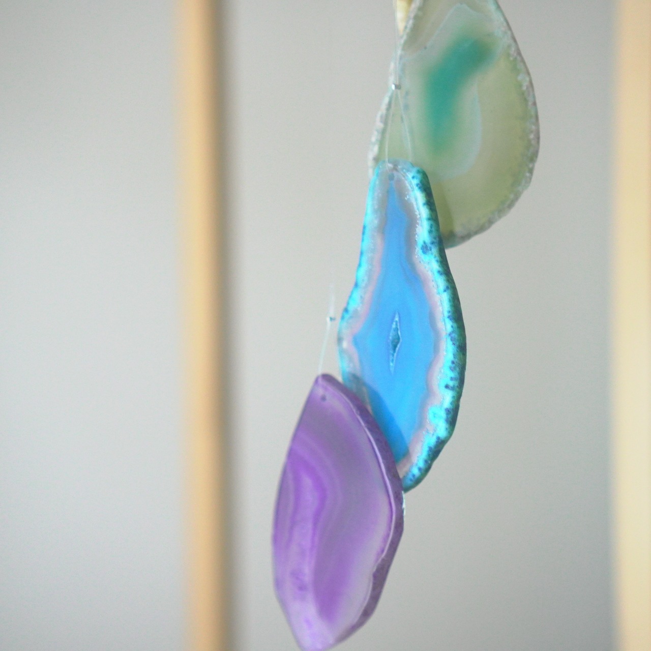 Clear Rainbow 16 - アゲートヒーリングチャイム / Agate Sun Catcher Wind Chime 539