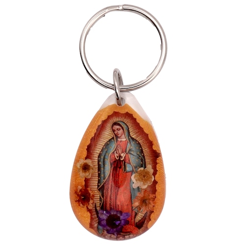 ホットロッド チカーノ アメ車 マリア キーホルダー グアダルーペ MEXICAN Guadalupe : MEX-001YE