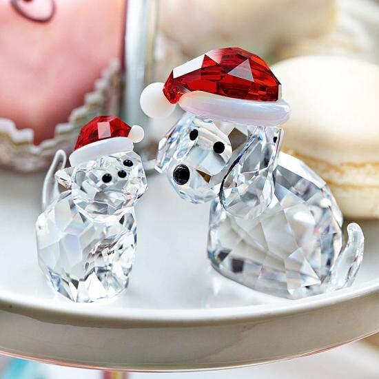 スワロフスキー 「イヌとサンタハット」5060449 | スワロフスキー専門