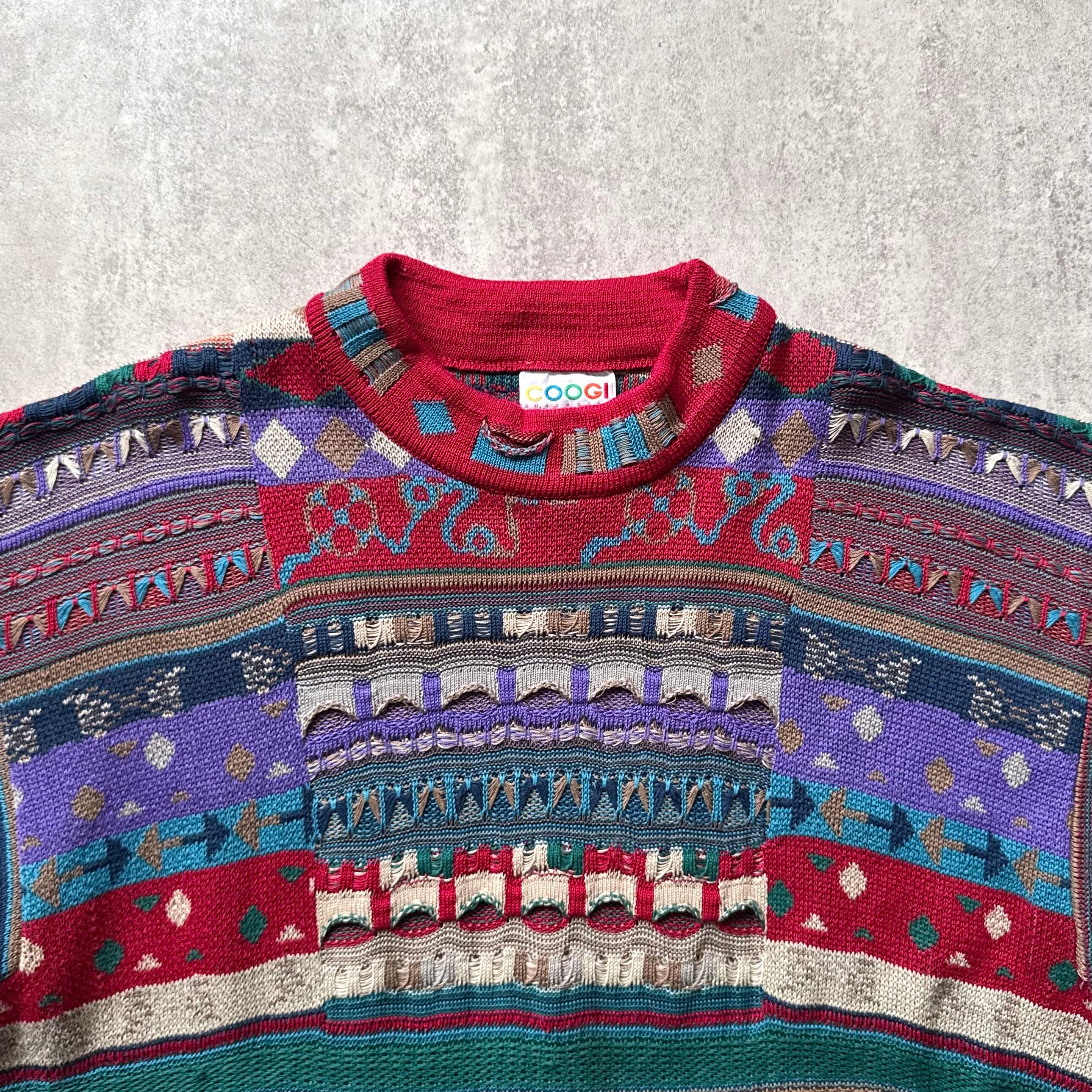 90s Coogi 3D cotton knit | Muri vintage