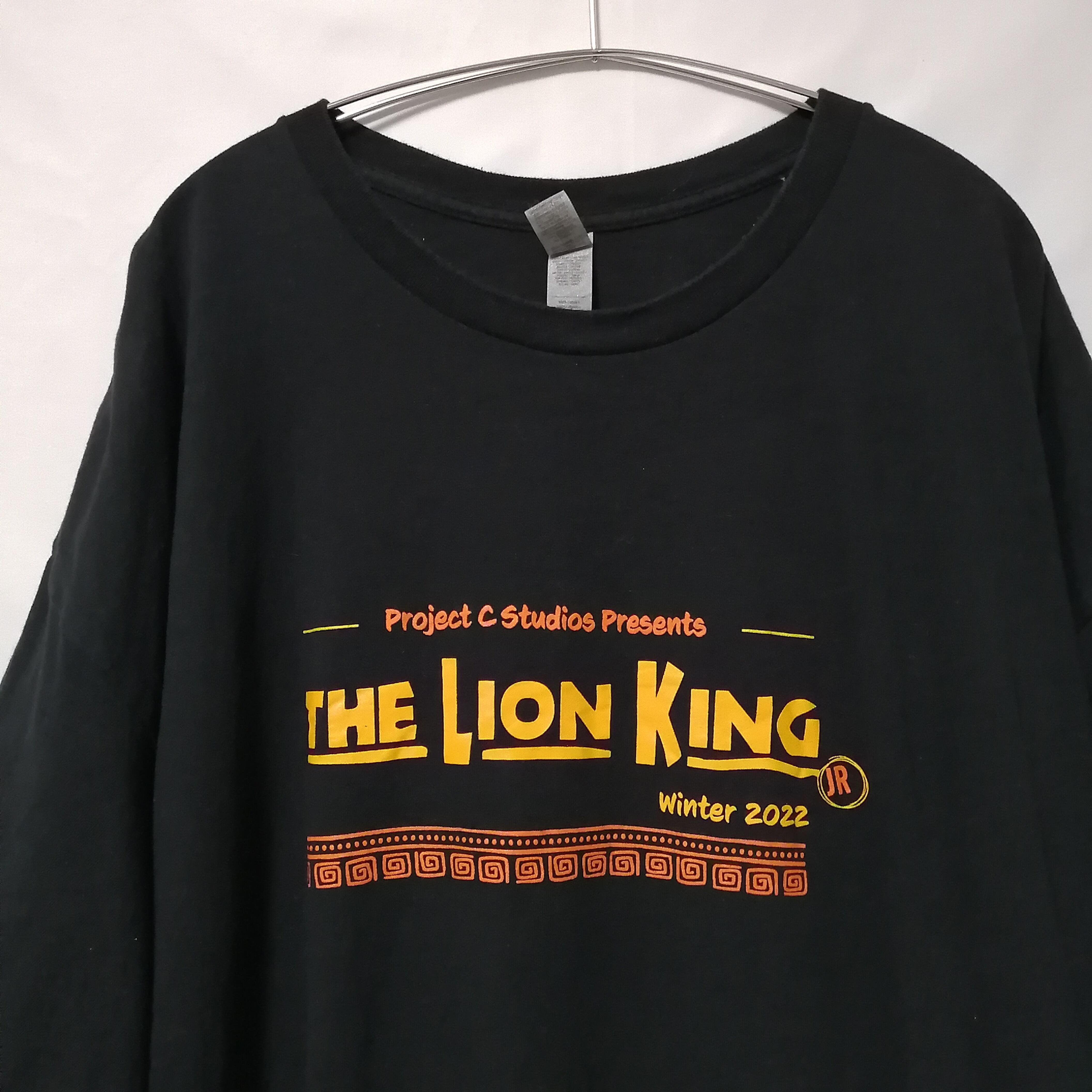 GILDAN ライオンキング Tシャツ 3XL 黒 ビッグサイズ ブラック USA古着