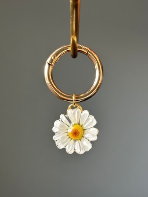 keychain 「marguerite white」【1点限定】