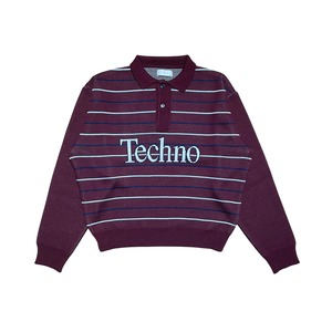 ICE & TECHNO / TECHNO LOGOTYPE GAME KNIT