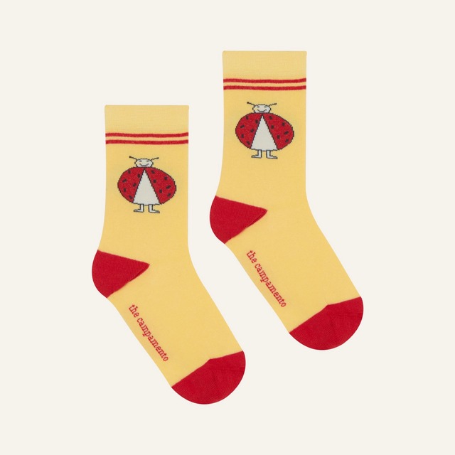 the campamento/Ladybug Yellow Socks