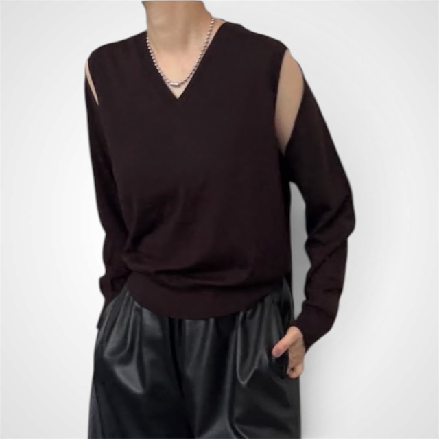 IIROT   High gauge gimmick Knit