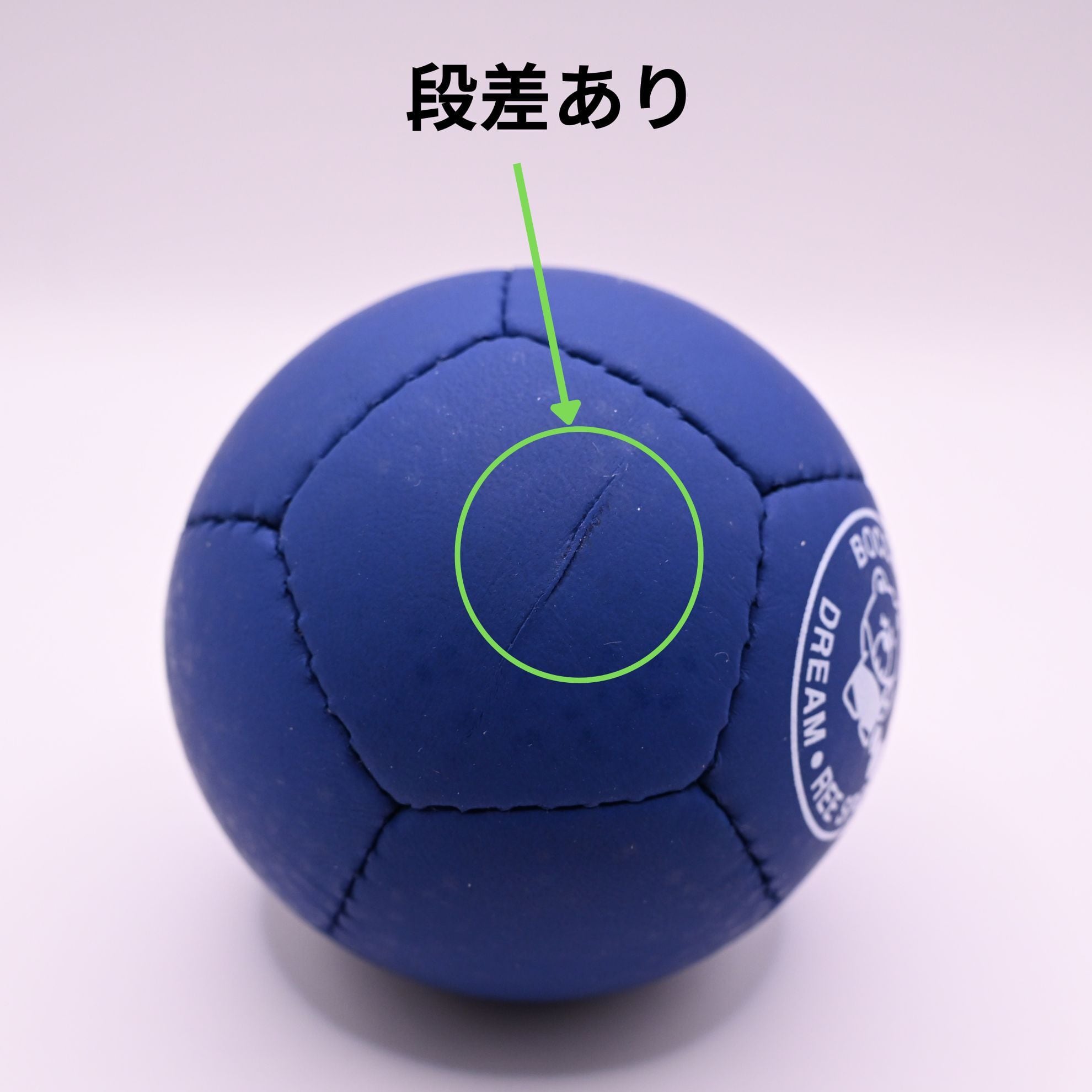B級品・新品】【2026年新ロゴ】ドリーム羊革 硬さソフト 青1球