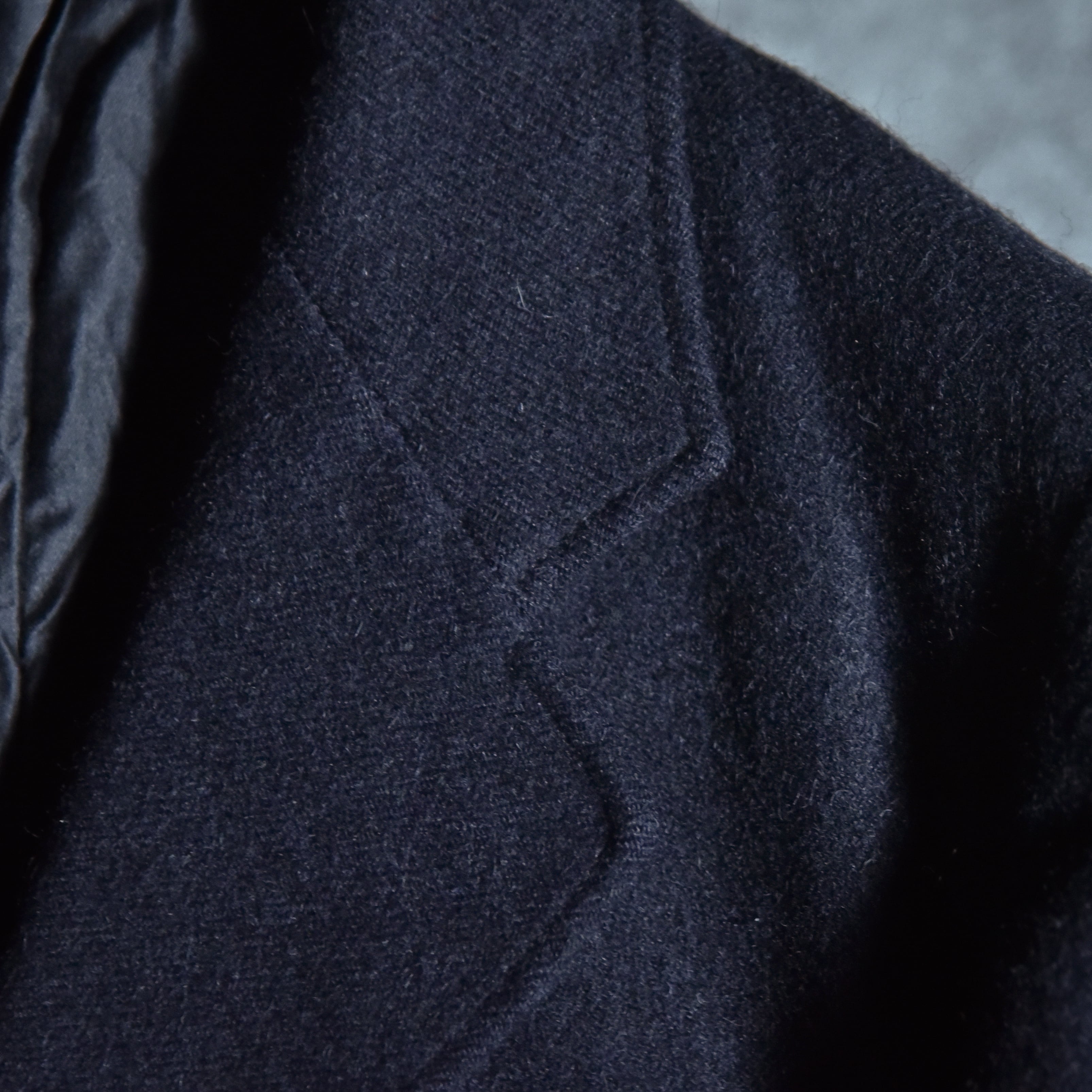 50s British Royal Navy Blue Serge Jackets with Horn Buttons ブルー