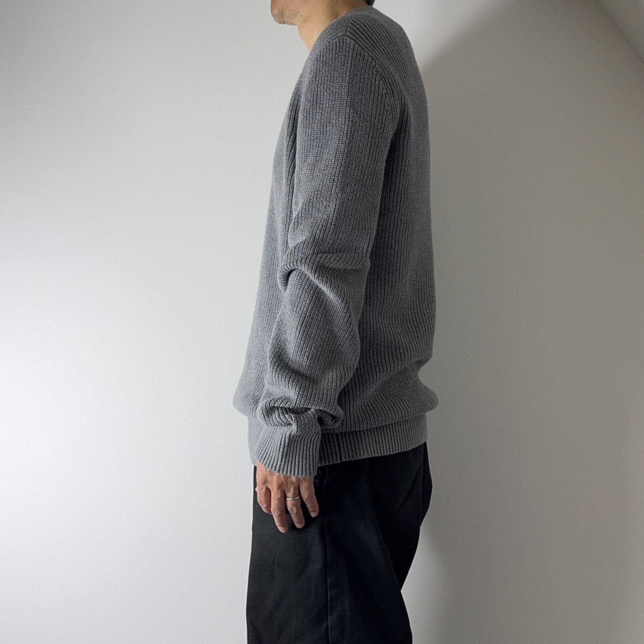 GAP Cotton ribbed sweater M 古着 - 12