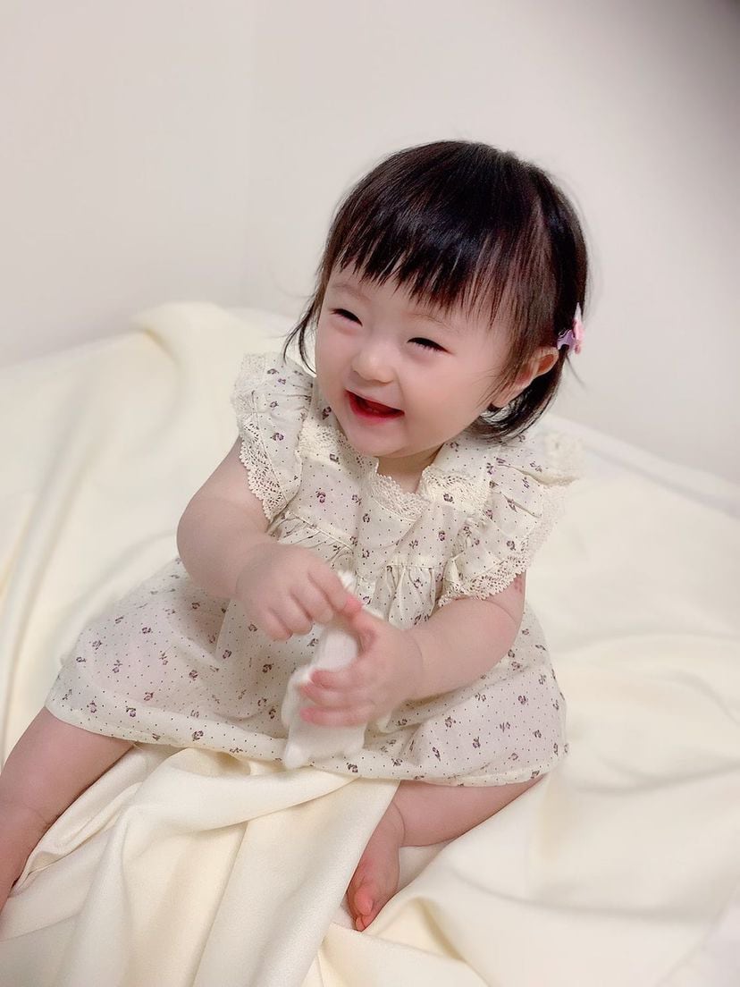 【即納】小花と水玉のパンツ付きワンピース｜海外子供服｜韓国子供服