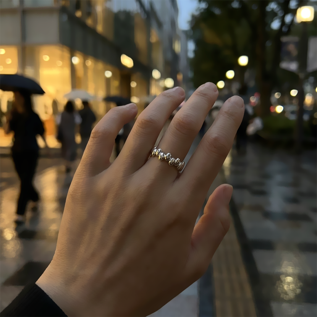 レクタングル オーバル リング / rectangle-oval silver ring 【金属