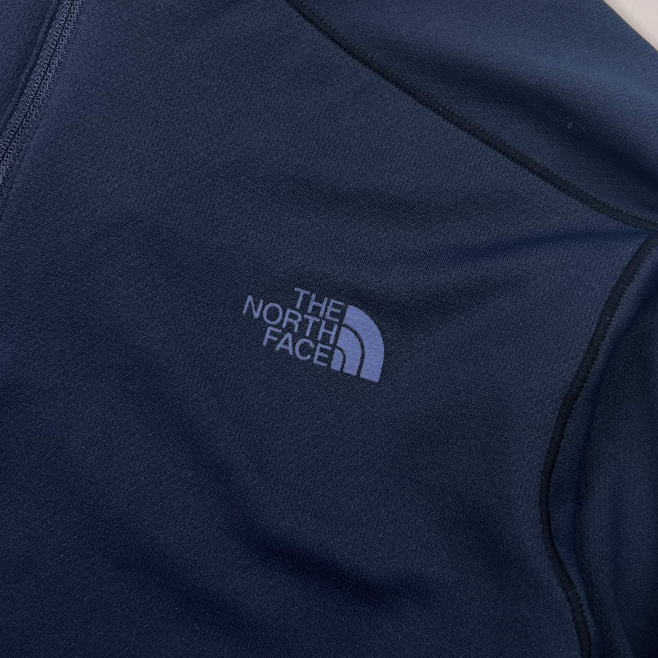 THE NORTH FACE ノースフェイス ハーフジップ ハイネック 長袖シャツ M/ネイビー レディース